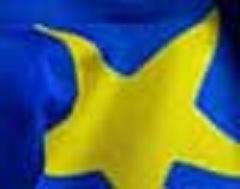 Yellow star on European Flag