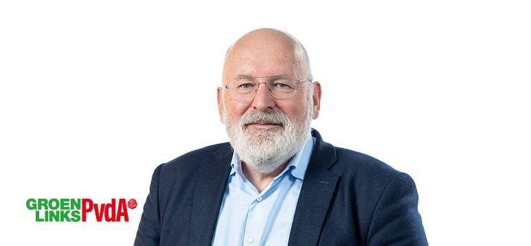 Timmermans, GroenLinks-PvdA, including logo on the bottom left.