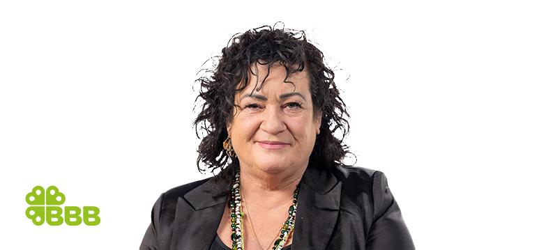 Caroline van der Plas.
