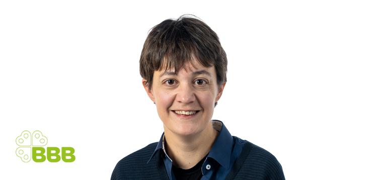 Portrait of Agnes Joseph with the BBB logo in the bottom left.