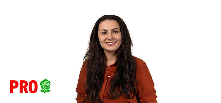 Portrait of Zalinyan with logo PRO.