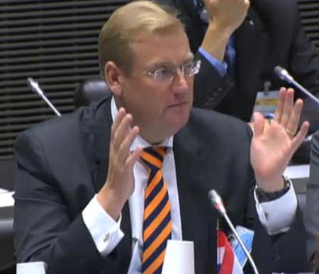 MP Ard van der Steur in Paris