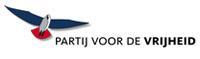 Logo of the PArty for Freedom (PVV)