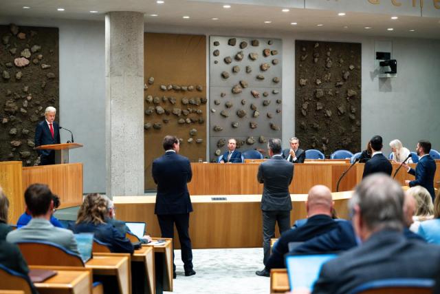 House debate on the government’s resignation