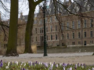 Photo from the Binnenhof in spring.