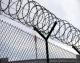 Barbed wire fence