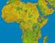Africa on the world map