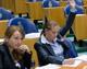Students debating in the House
